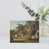 Carte Postale La Danse des paysans, 1678 (Debout devant)