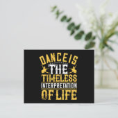 Carte Postale La Danse Est Une Interprétation Intemporelle (Debout devant)