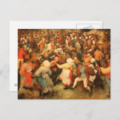 Carte Postale La Danse Mariage - 1566 (Devant / Derrière)