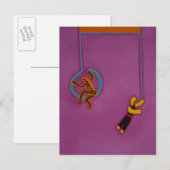 Carte Postale La Danse sans effort 2007 (Devant / Derrière)
