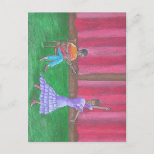 Carte Postale La danseuse (Devant)