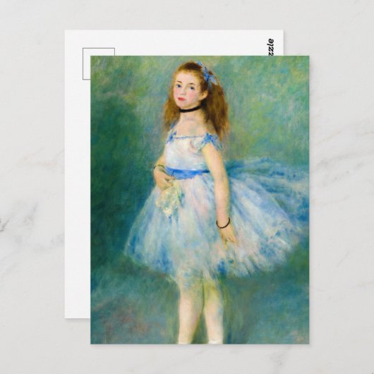 Carte Postale La danseuse de Pierre-Auguste Renoir (Devant / Derrière)