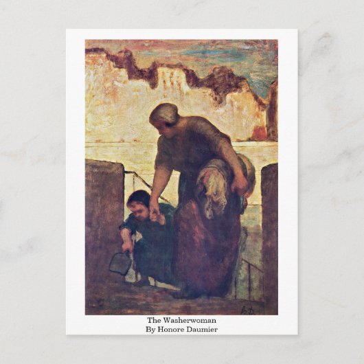 Carte Postale La Déchaîne De Honore Daumier (Devant)