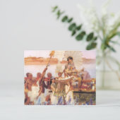 Carte Postale La découverte de Moïse (Debout devant)