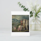 Carte Postale La découverte de Moïse (huile sur toile) (Debout devant)