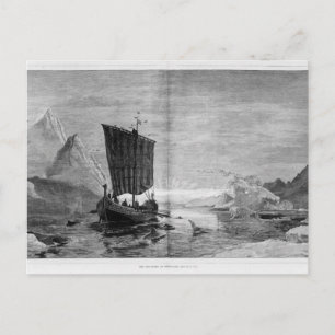 Carte Postale La découverte du Groenland