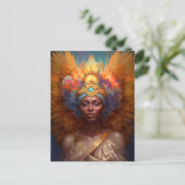 Carte Postale La déesse ailée Imaginaire Art (Debout devant)