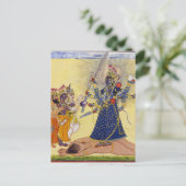 Carte Postale La déesse Bhadrakali adorée par les dieux 1675 (Debout devant)