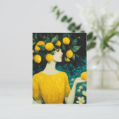 Carte Postale La Déesse Citron (Debout devant)