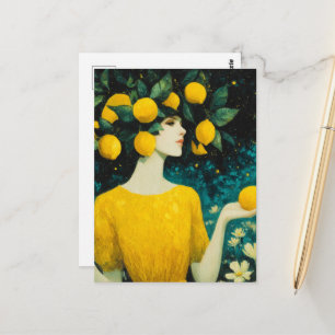 Carte Postale La Déesse Citron