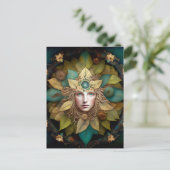 Carte Postale La déesse de la nature Mandala (Debout devant)