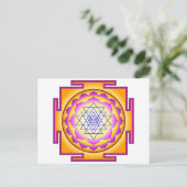 Carte Postale La déesse de Sri Chakra Shri Lalitha Tripura Sunda (Debout devant)