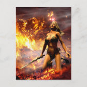 Carte Postale la déesse du feu (Devant)