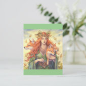 Carte Postale La déesse du solstice d'été (Debout devant)