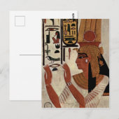 Carte Postale La déesse égyptienne Nefertari (Devant / Derrière)