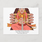 Carte Postale La déesse Kali (Devant)