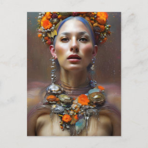 Carte Postale La déesse moissonneuse d'automne