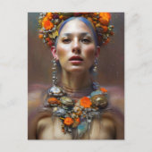 Carte Postale La déesse moissonneuse d'automne (Devant)