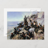 Carte Postale La défense de l'aigle (Devant / Derrière)