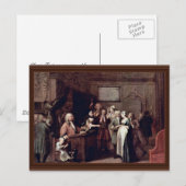 Carte Postale La Dénonciation De Hogarth William (Meilleure Qual (Devant / Derrière)