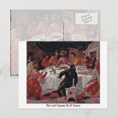 Carte Postale La Dernière Cène D'El Greco (Devant / Derrière)