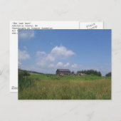 Carte Postale la dernière grange (Devant / Derrière)