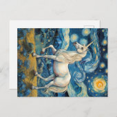 Carte Postale La Dernière licorne (Devant / Derrière)