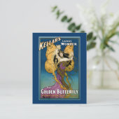 Carte Postale La dernière merveille de Kellar ~ Le papillon d'or (Debout devant)