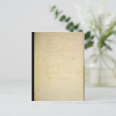 Carte Postale La dernière page de son journal, Antarctique (Debout devant)