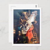 Carte Postale La descente de la Croix, Rubens (Devant / Derrière)