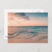 Carte Postale La Destinée côtière de Aqua Tropical Beach (Devant / Derrière)