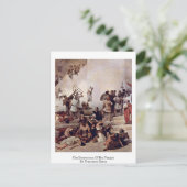 Carte Postale La Destruction Du Temple Par Francesco Hayez (Debout devant)