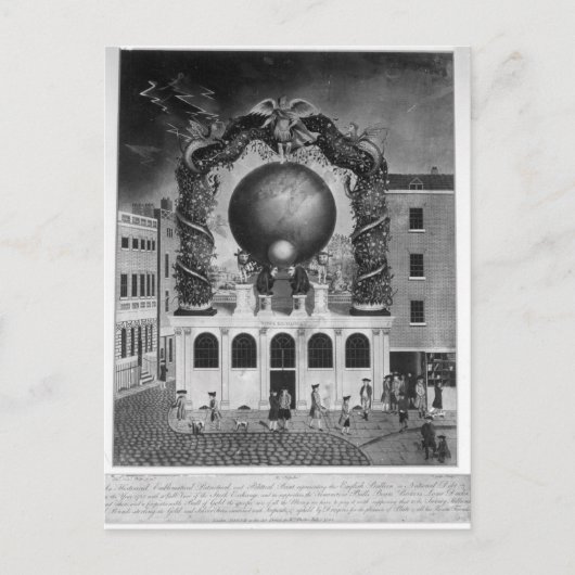 Carte Postale La dette nautique de 1782 (Devant)