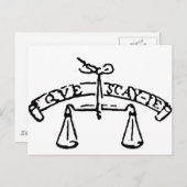 Carte Postale La devise de Montaigne : Que Sais-Je ? Que sais-je (Devant / Derrière)