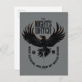 Carte Postale La devise vedette de la nuit (Devant / Derrière)