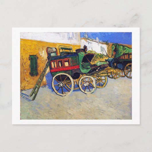 Carte Postale La Diligence Tarascon Vincent Van Gogh (Devant)