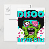Carte Postale La disco ne meurt jamais (Devant / Derrière)