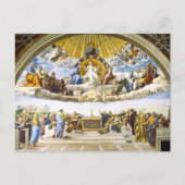 Carte Postale La Dispute du Saint Sacrement de Raphaël (Devant)