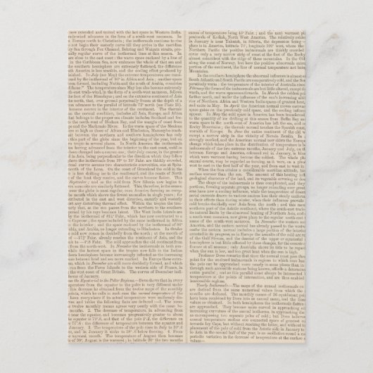 Carte Postale La distribution de chaleur sur le globe a continué (Devant)