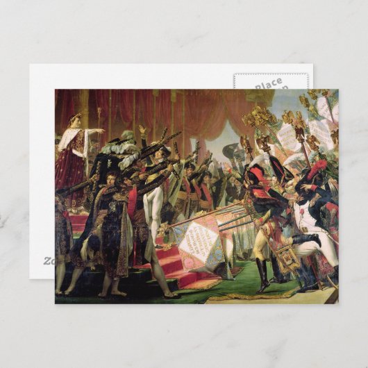 Carte Postale La distribution des normes d'Eagle (Devant / Derrière)