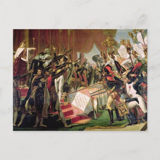 Carte Postale La distribution des normes d'Eagle (Devant)