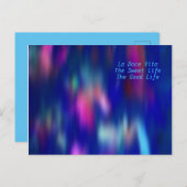 Carte postale La Dolce Vita (Devant / Derrière)