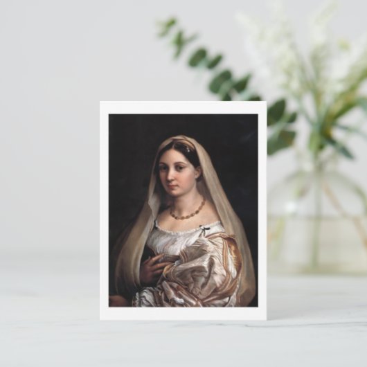 Carte postale La Donna Velata (Debout devant)
