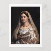 Carte postale La Donna Velata (Devant)