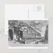 Carte Postale La double Terrasse des Cent Fontaines à Vil (Devant / Derrière)