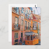 Carte Postale La douceur de Lisbonne (Devant / Derrière)