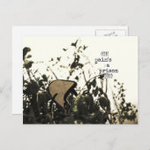 Carte Postale la douleur est une prison (Devant / Derrière)