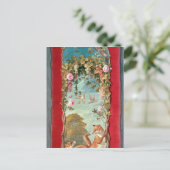 Carte Postale La fable d'Aesop Le renard et les raisins (Debout devant)