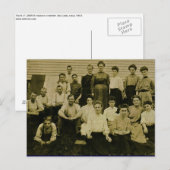 Carte Postale La fabrication de cigares Ben Franklin Zarfos vers (Devant / Derrière)