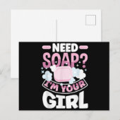 Carte Postale La fabrication du savon rendre le fabricant de sav (Devant / Derrière)